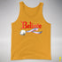 Believe Bigender Pride Flag Jingle Bell Premium Tank Top - Gold